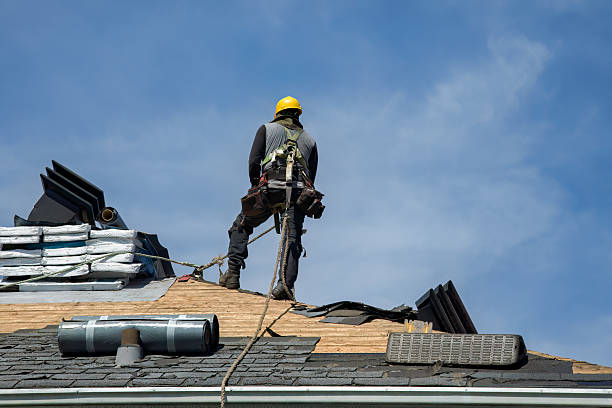 Professional Gutter Installation technician working in Bedford Park, IL